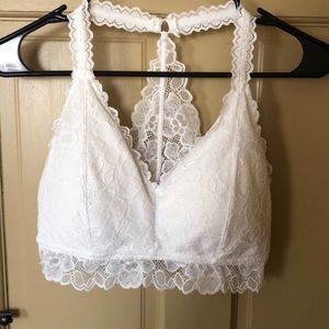 Off white padded bralet from Maurices